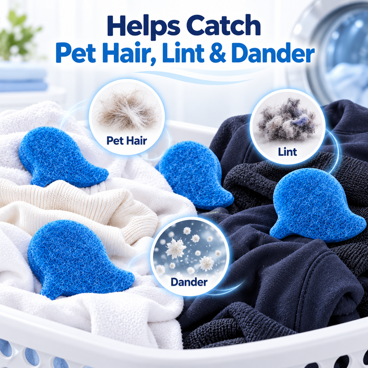 Laundry Pet Hair Removal Fish
